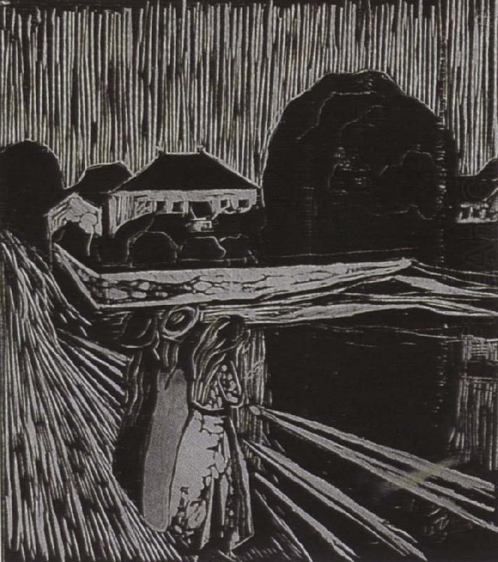 Girl on the bridge, Edvard Munch